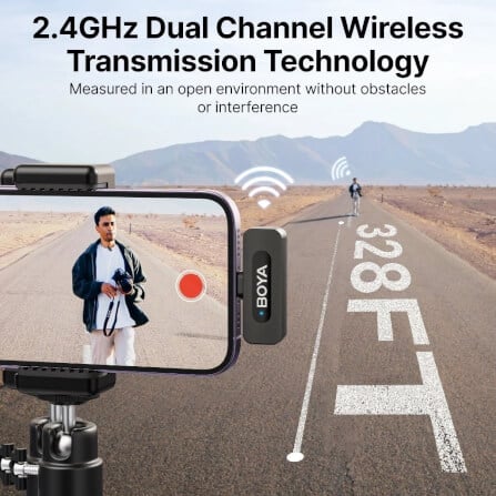 ไมโครโฟนไร้สาย BOYA MICROPHONE BOYA BY-V1 (V2.0)_5